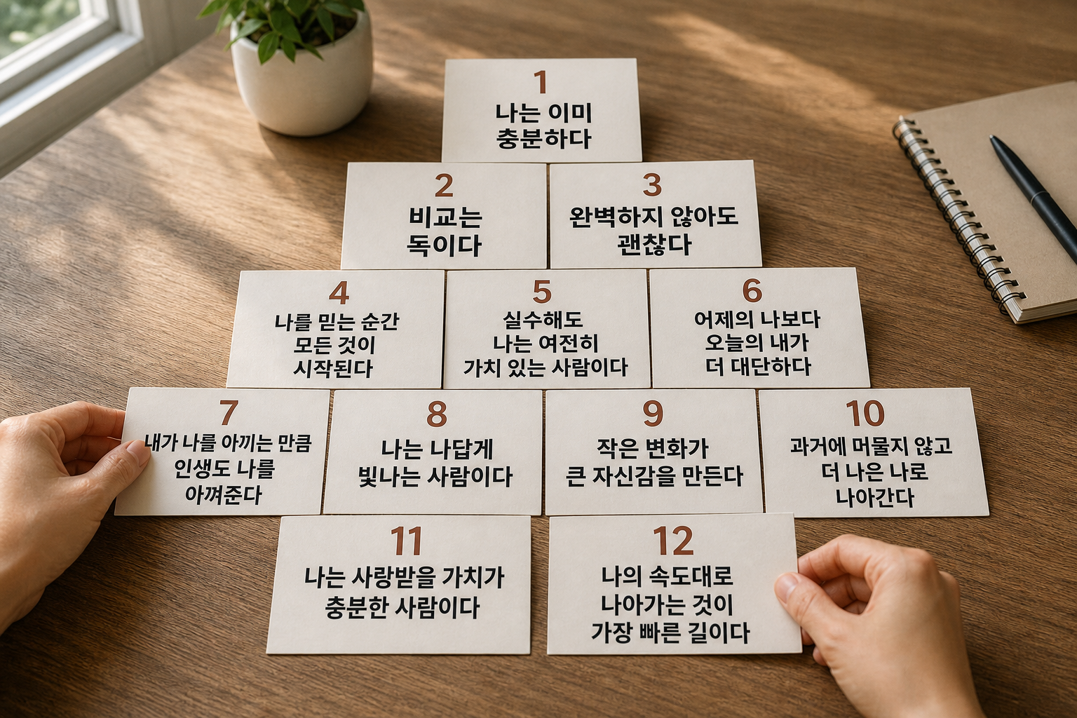 자존감 낮을 때 읽으면 좋은 명언 12가지