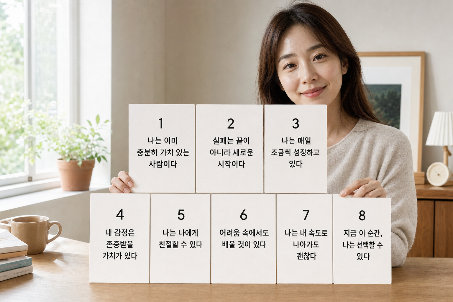 자존감 낮을 때 읽으면 좋은 아침 명언 8가지