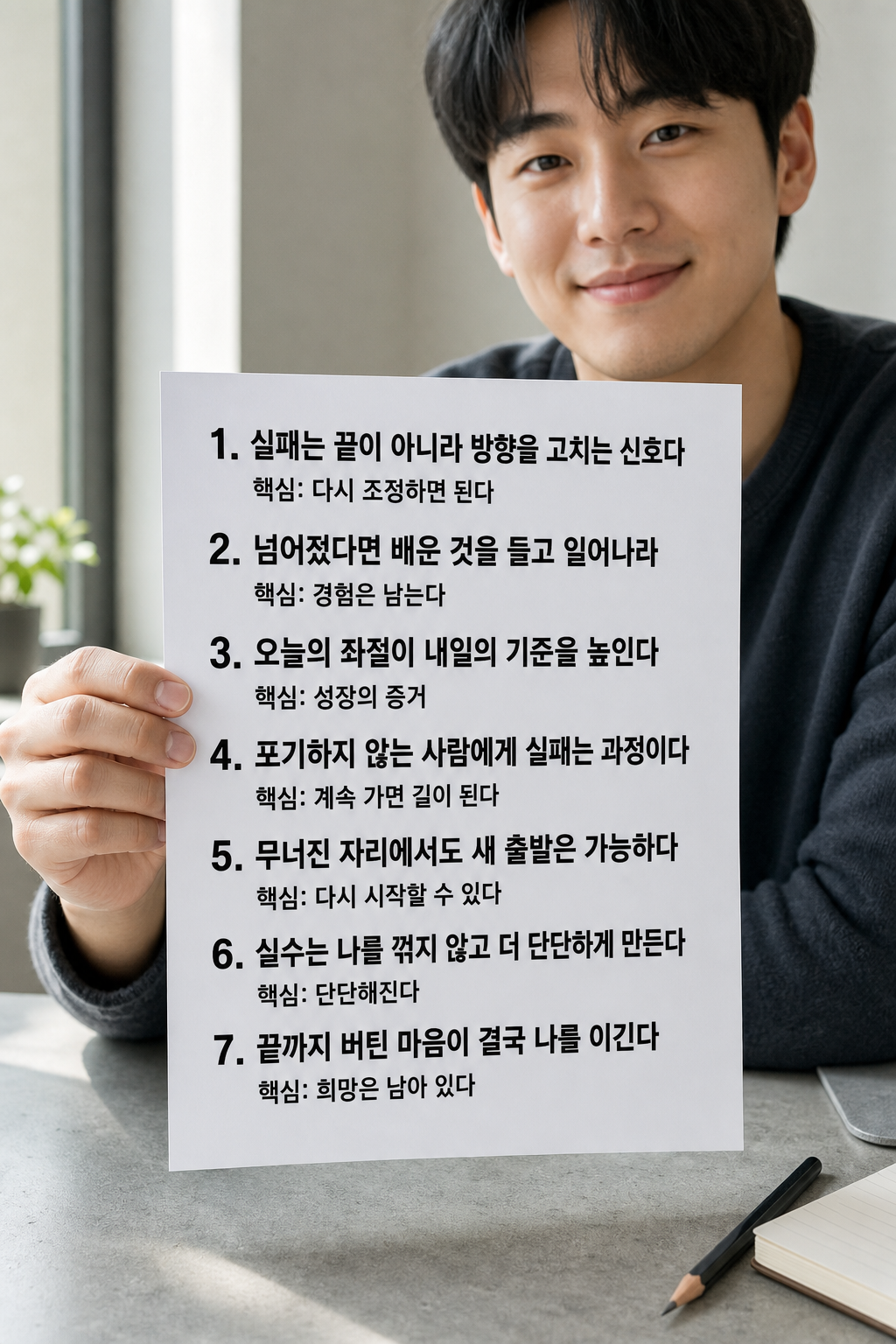실패 후 자존감 회복에 도움이 되는 실패 극복 명언 7가지